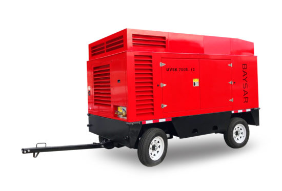 Передвижной компрессор Baysar UVSK 750S-12