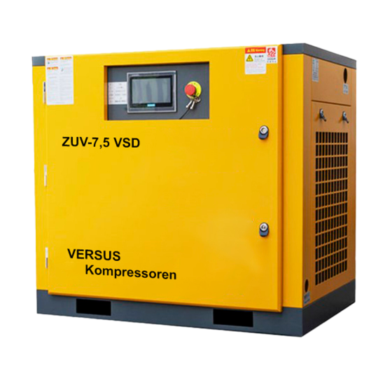 Винтовой компрессор ZUV – 7.5 VSD 8 бар прямой привод IP 54 F